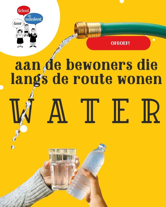 Goor, we hebben jullie hulp nodig tijdens de Optocht