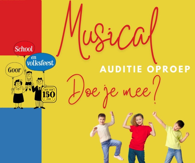 Speel mee in de Schoolfeest Musical!