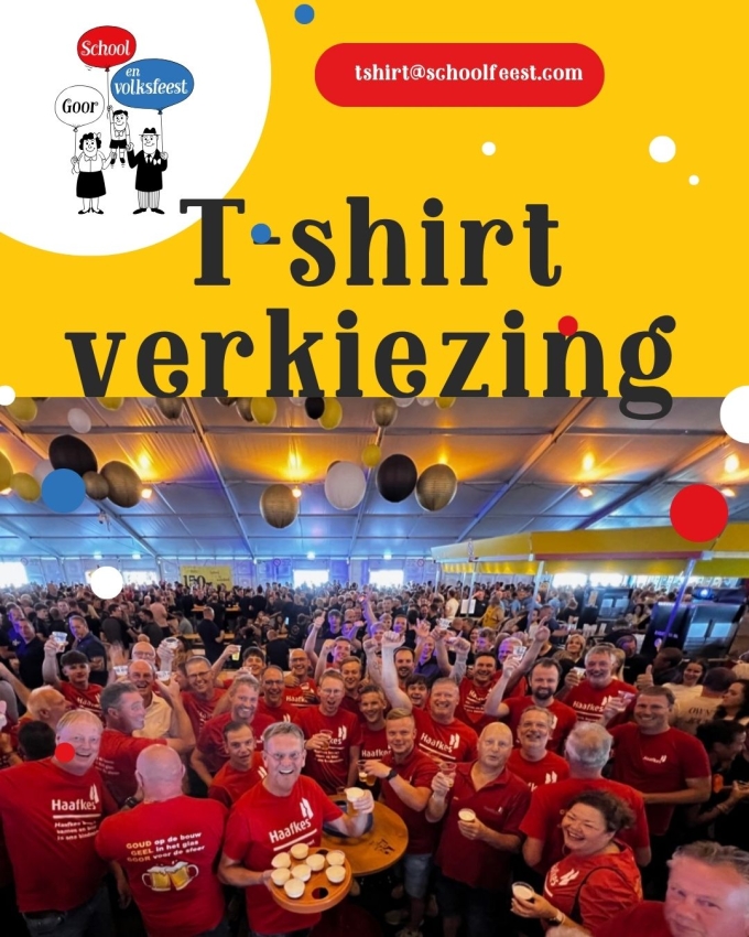 T-shirtverkiezing keert officieel terug